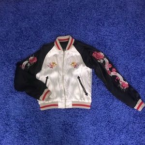 Vintage Reversible Souvenir Jacket Bomber
